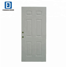 Fangda alta calidad puerta de dormitorio blanco liso en venta